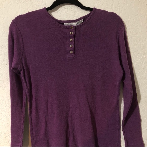 Tops - 🔮 5/$25 Purple Long Sleeve Henley